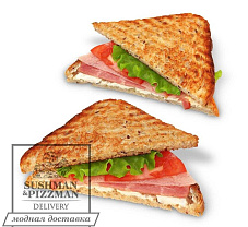 Бутерброд Сэндвич с беконом и карбонадом